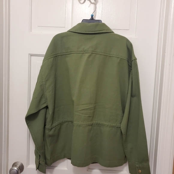 NWT Lucky Brand Army Green Spring/Fall Jacket Size Large, Retail $169.00 - Picture 12 of 14